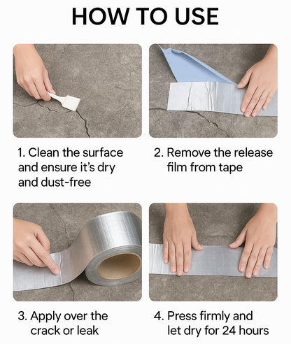 Waterproof Repair Aluminum Foil Tape